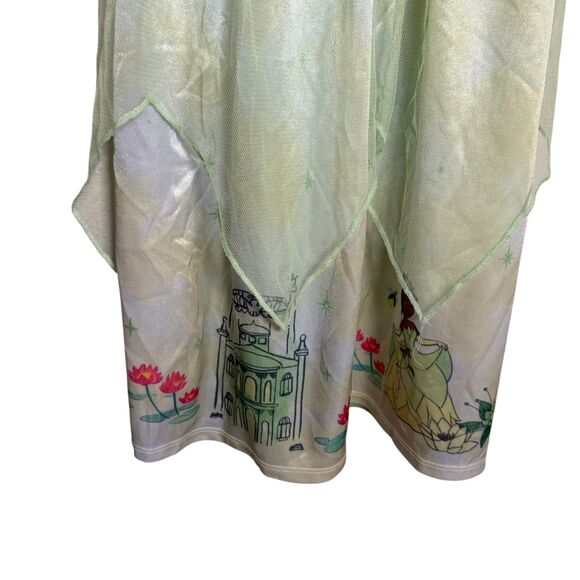 Disney Princess Dress Girl's 3T Green Short Sleeve Tiana - Picture 3 of 9